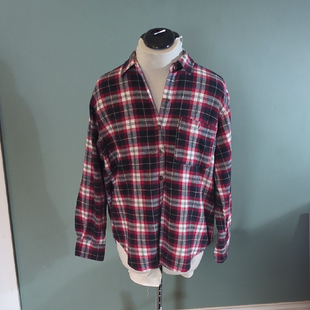 Mimi Chica plaid flannel shirt
